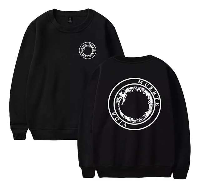 Canserbero Buzo Cuello Redondo Unisex Algodon Hip Hop