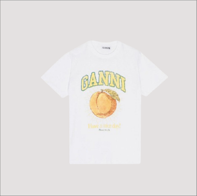 T Shirt Ganni Durazno