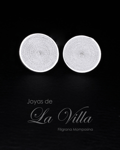 aretes en filigrana momposina, plata ley 950, Mompos, Mompox, aretas, joyas de la villa