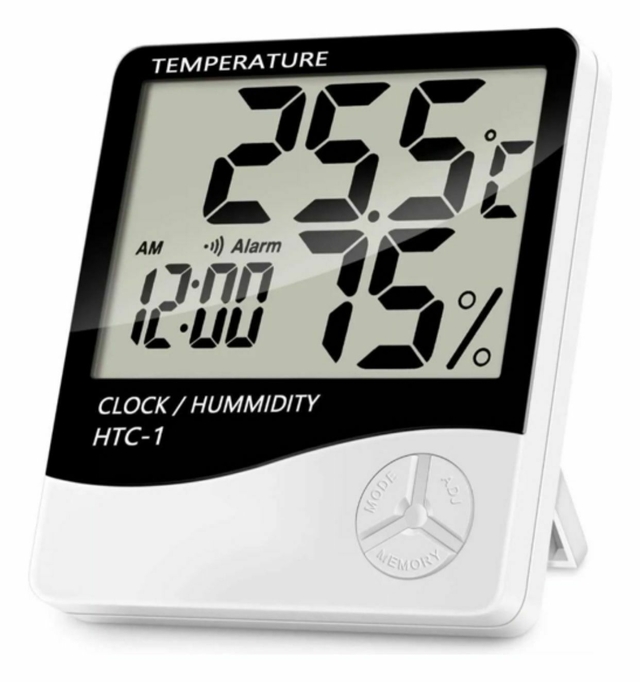 Reloj para medir temperatura y humedad hotsell