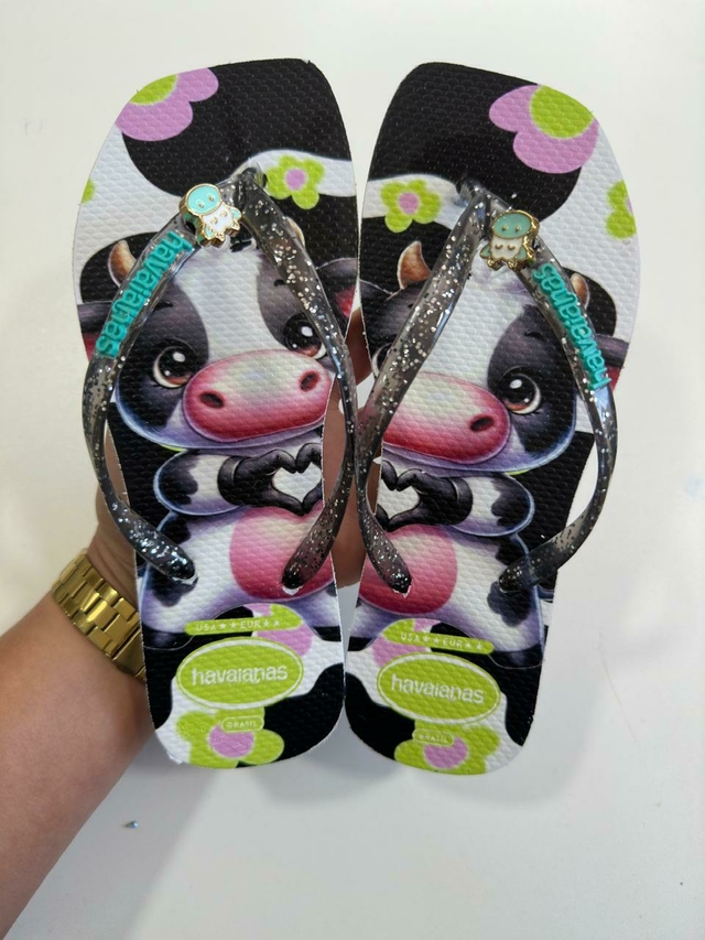 Chinelo vaquinha