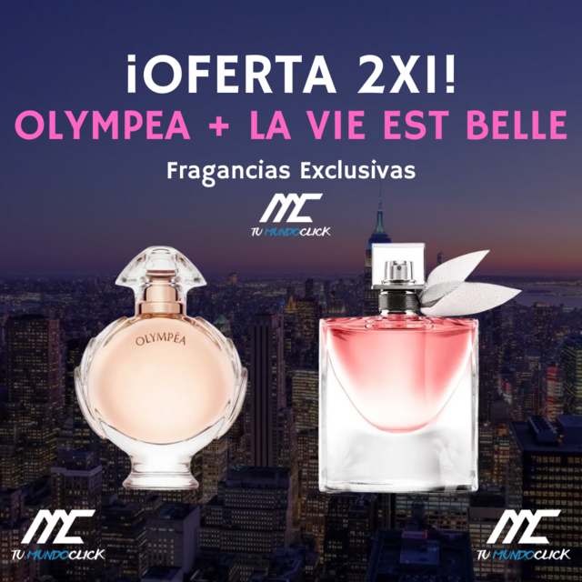 PERFUME OLYMPEA MUJER 100ML PERFUME VIE EST BELLE DE MUJER DE REGALO OFERTA ESPECIAL 2x1