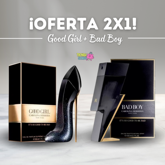 OFERTA 2x1 Good Girl 100ml Bad Boy 100ml de Carolina Herrera