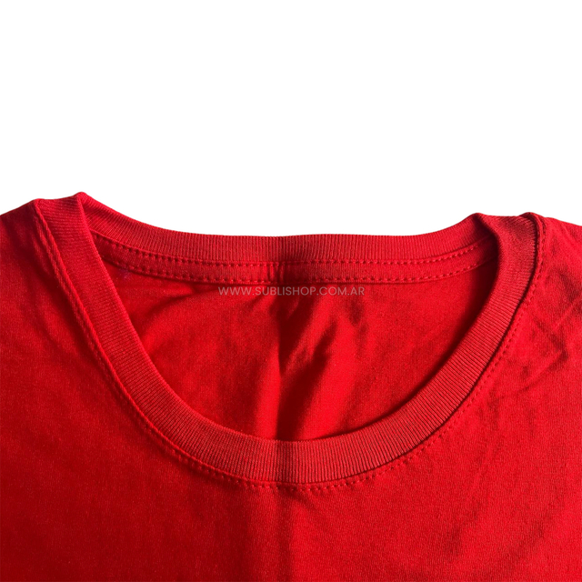 Remera roja hombre hotsell