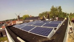 Soporte de aluminio techo plano para paneles solares - HISSUMA MATERIALES