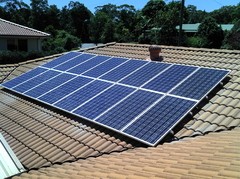 Soporte de aluminio techo inclinado para paneles solares 240W