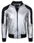 CHAQUETA EN CUERO AKUMA SILVER BLACK MARCA LA CHAQUETERIA