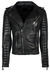 Chaqueta En Cuero Blug Black