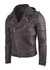 CHAQUETA LCHL07 DARK BROWN EN CUERO ENVEJECIDO - MARCA LA CHAQUETER?A