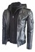 Chaqueta en cuero LCHL11 Black Marca La Chaqueteria - LACHAQUETERIA