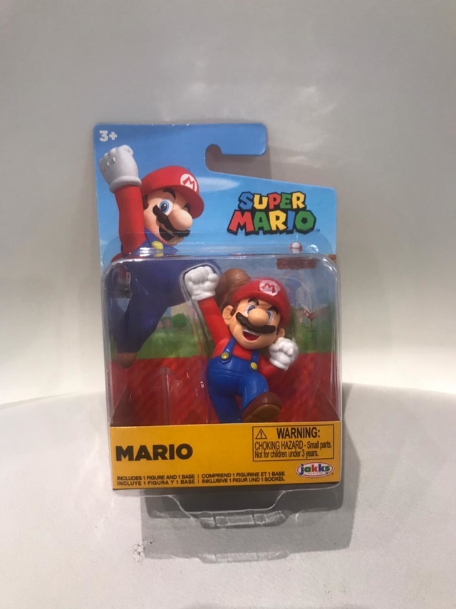 Muñeco Figura Mario Bros Nintendo 7 Cm Original - Wabro40456