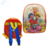 Mochila Dino Ranch Jon Blitz Escolar Jardin 12 Pulgadas Wabro