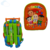 Mochila Carrito Escolar Infantil Cocomelon Letras Y Numeros 12 Pulgadas Wabro