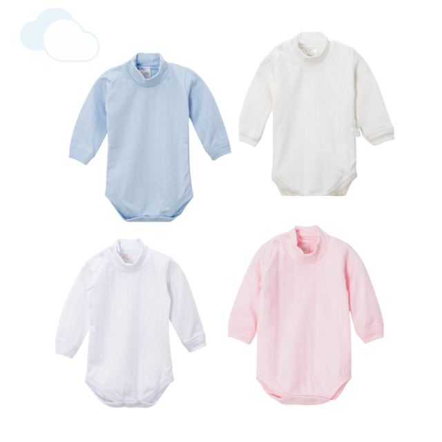 Body Bebe Media Polera Manga Larga Algodon 100 Ropa De Bebe Unicolor