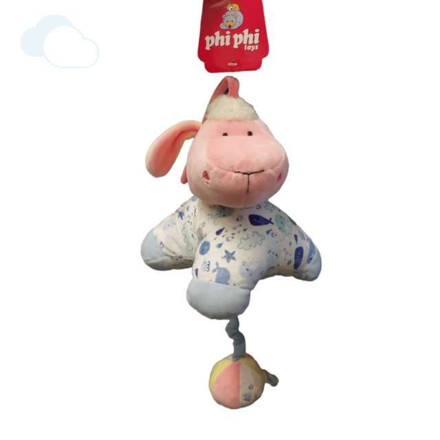 Cunero musical de discount peluche