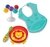 Set Hora De Comer Plato+Babero+Tenedor+Sonajero Bimbi (46010230)