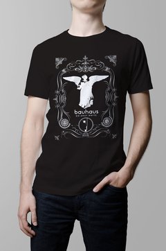 Remera Bauhaus negra hombre