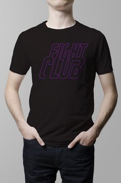 Remera Fight Club pelicula negra hombre