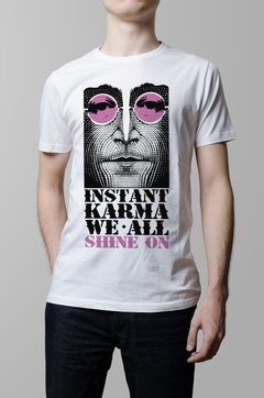 Remera John Lennon instant karma hombre