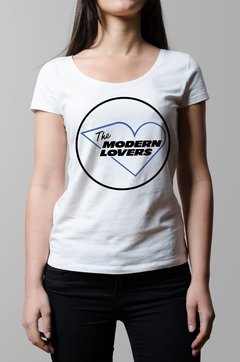 Remera Modern Lovers blanca mujer