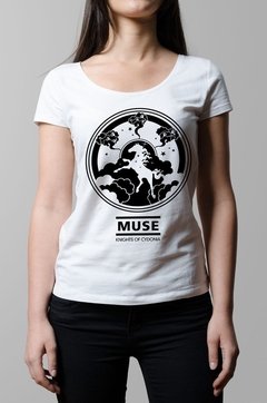 Remera Muse blanca mujer