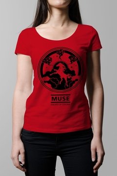 Remera Muse roja mujer