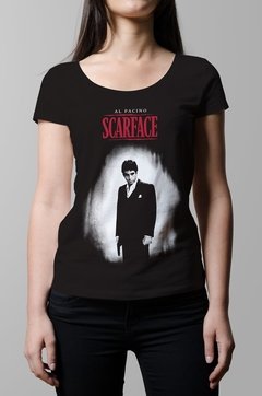 Remera negra Scarface mujer