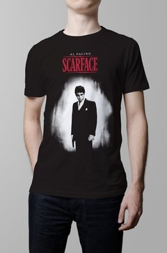 Remera negra Scarface hombre