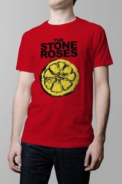 Remera Stone Roses roja hombre