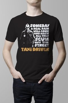 Remera negra Taxi Driver hombre