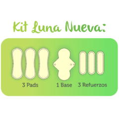 (Toallitas Multiparte) KIT LUNA NUEVA