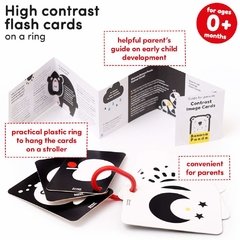 High Contrast Flash Cards on a Ring Age 0+ Flash Cards en internet