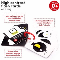 High Contrast Flash Cards on a Ring Age 0+ Flash Cards - Children's Books