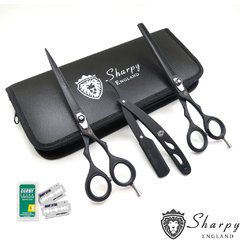 Kit Tijera Corte Pulir 7.5 + Navaja + Estuche #1709 -Sharpy - comprar online