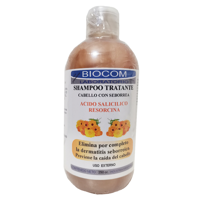 Shampoo Tratante P/ Cabello Con Seborrea X 250 Cc Biocom