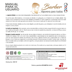 Vaporera Barber Arcametal - para toallas - comprar online