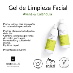 GEL LIMPIEZA FACIAL AVENA Y CALENDULA X 300 ML BIOBELLUS - comprar online