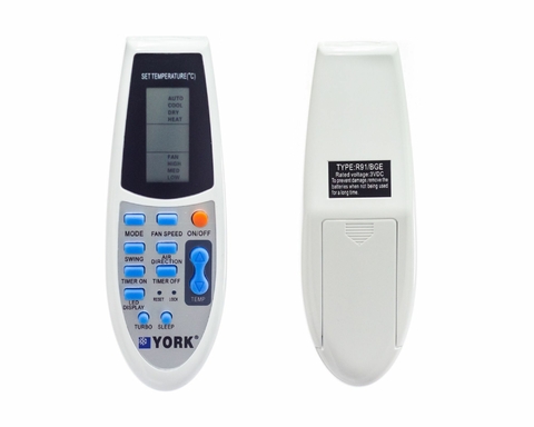 CONTROLE REMOTO AR CONDICIONADO YORK R91/R92 - comprar online