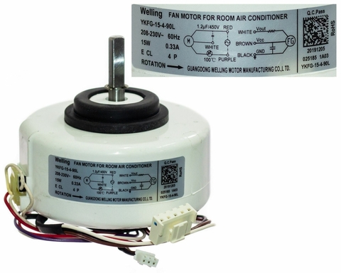 MOTOR EVAPORADORA AR CONDICIONADO PHILCO PAC12000TQFM9