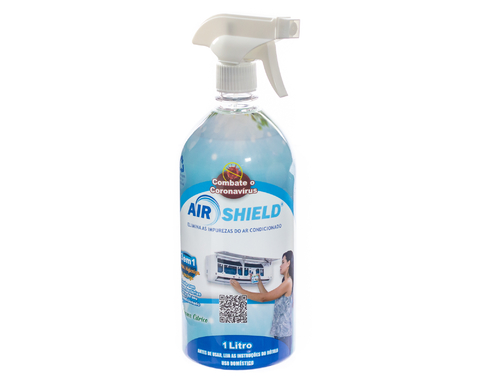 BACTERICIDA PARA LIMPEZA DE AR CONDICIONADO AIR SHIELD 1 LITRO