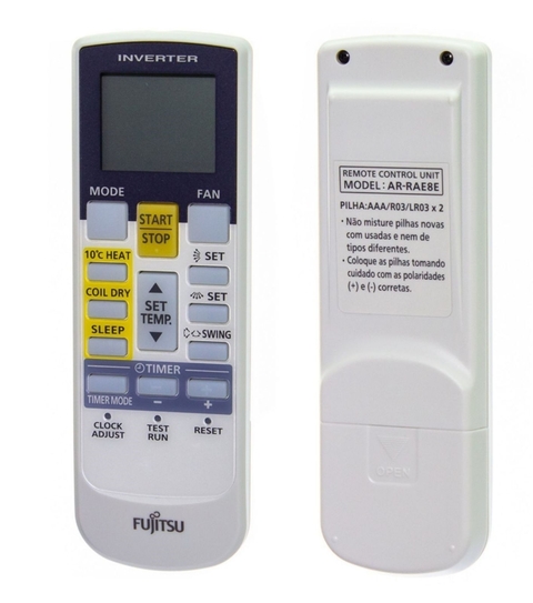 CONTROLE REMOTO AR CONDICIONADO FUJITSU AR-RAE8E ORIGINAL