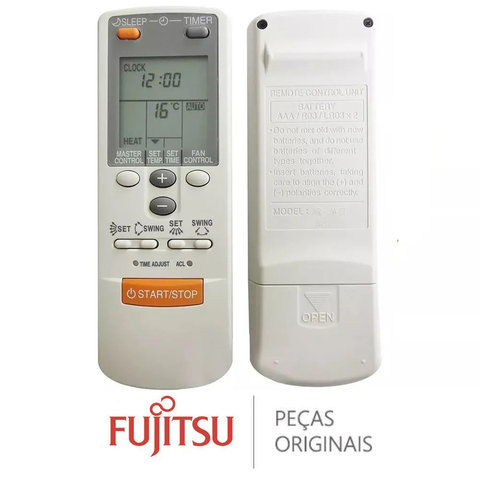 Controle Remoto Ar Condicionado Fujitsu Ar-Jw21 Original