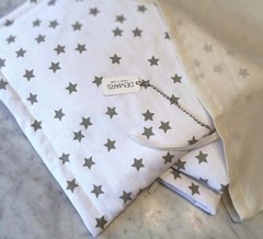 ACOLCHADO ESTRELLAS GRIS { varias medidas } - comprar online