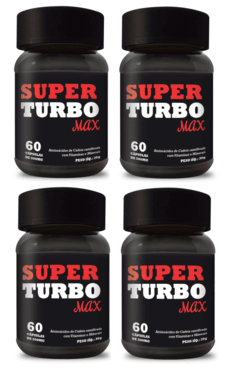 Super Turbo Max 60 caps 500mg - Compre 3 Leve 4