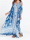   Kaftan Estampado Azul