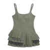 Vestido Verde Militar zara