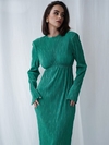 Vestido Plissado Verde - Ref.1956