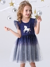  Vestido Infantil Unicórnio