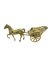 CABALLO DE BRONCE CON CARRUAJE - comprar online