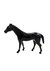 CABALLO DE BRONCE EN COLOR NEGRO - comprar online